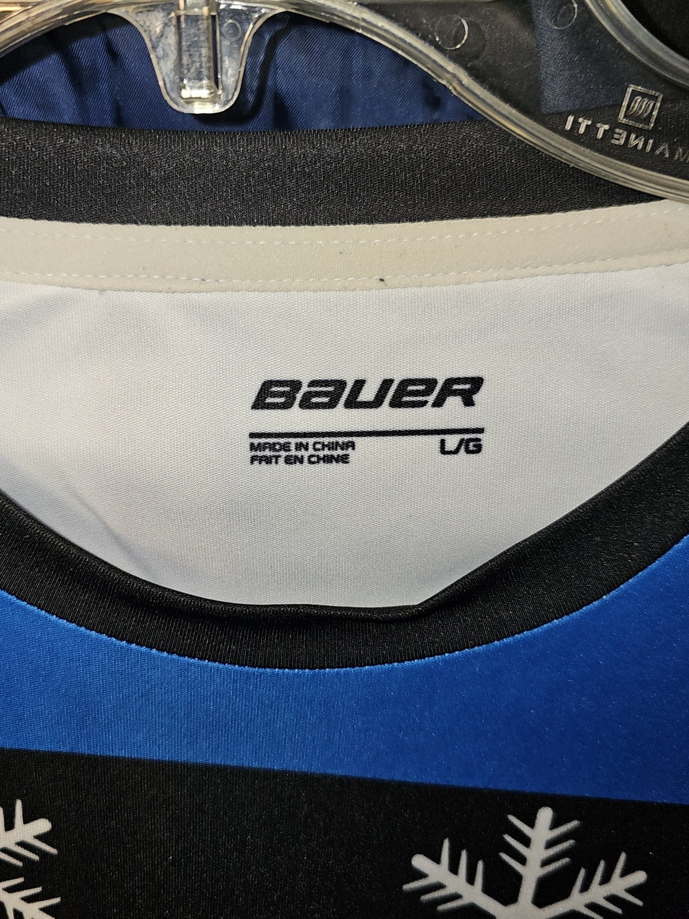 ❤️ GUC Size Large Bauer Nexus Blue & Black Men's Sweater - Picture 3 of 6